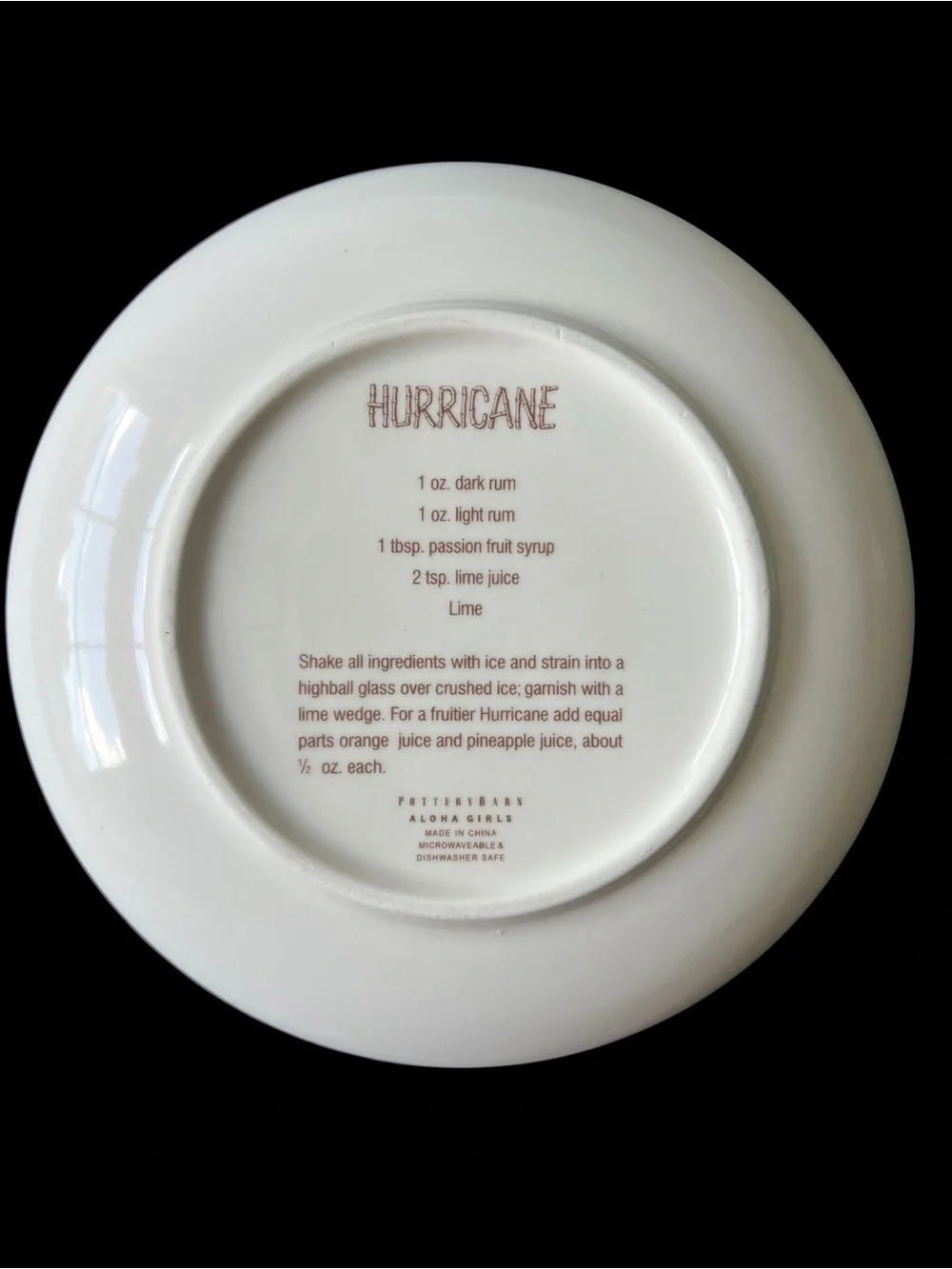 90s Y2K Pottery Barn Aloha Girls Salad / App Plates 8